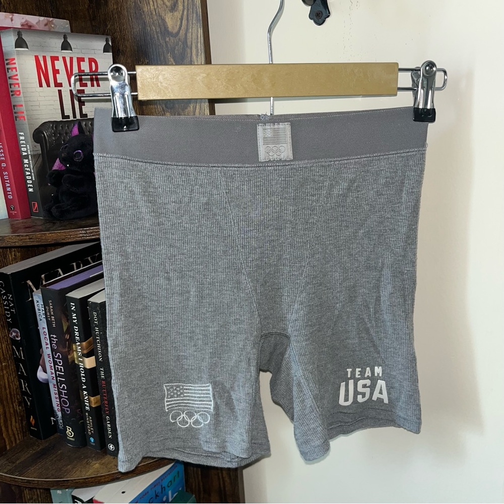 SKIMS Gray USA Boxer Shorts